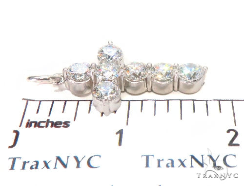 Prong Diamond Cross Crucifix Necklace Set 44601 - Image 6