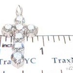 Prong Diamond Cross Crucifix Necklace Set 44601 - Image 7