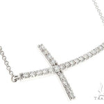 Prong Diamond Cross Pendant 65072 - Image 2