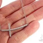 Prong Diamond Cross Pendant 65072 - Image 6