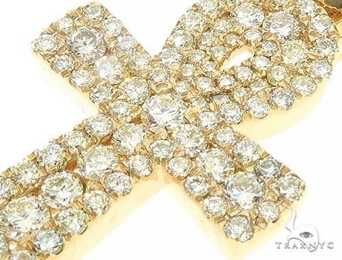 14K Gold Diamond Ankh Cross 65849 - Image 4
