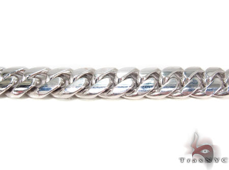 Prong Diamond Cuban Chain 30 Inches 11mm   32994 - Image 8