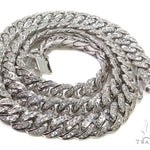 Prong Diamond Cuban Chain 30 Inches 13mm   39810 - Image 7