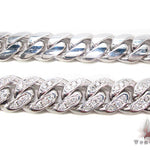 Prong Diamond Cuban Chain 32 Inches 13mm   33724 - Image 2