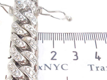 Prong Diamond Cuban Chain 32 Inches 13mm   33724 - Image 8
