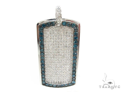 Prong Diamond Dog Tag 35267 - Image 1
