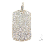 Prong Diamond Dog Tag 42494 - Image 1