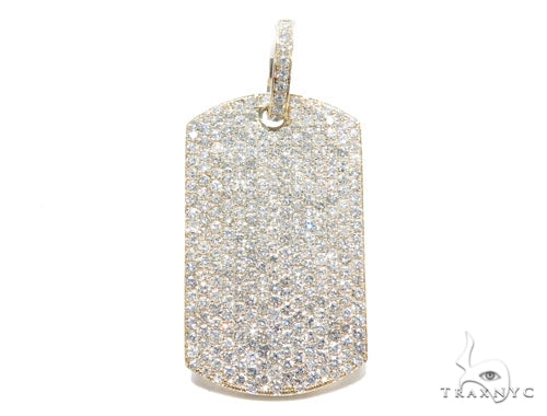 Prong Diamond Dog Tag 42494 - Image 1