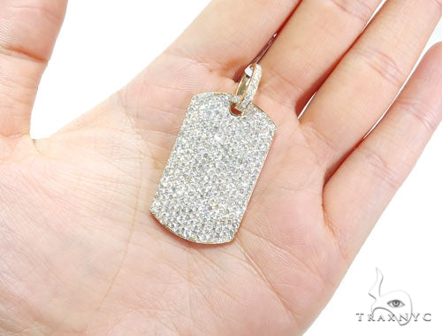 Prong Diamond Dog Tag 42494 - Image 7