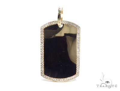 Prong Diamond Dog Tag 42496 - Image 1