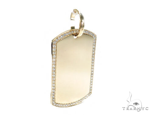Prong Diamond Dog Tag 42496 - Image 2