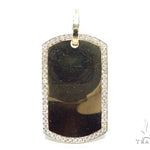 Prong Diamond Dog Tag 42503 - Image 1