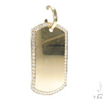 Prong Diamond Dog Tag 42503 - Image 2