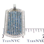 Prong Diamond Dog Tag Pendant 44901 - Image 5