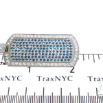 Prong Diamond Dog Tag Pendant 44901 - Image 6