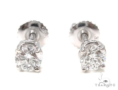 Prong Diamond Earrings 37564 - Image 1
