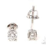 Prong Diamond Earrings 37564 - Image 4