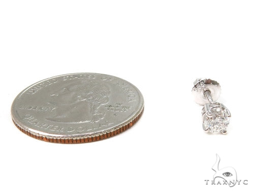 Prong Diamond Earrings 37564 - Image 5