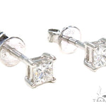 Luminara Studs Prong Diamond Earrings 39849 - Image 2