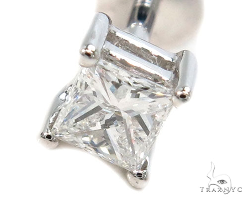 Luminara Studs Prong Diamond Earrings 39849 - Image 3