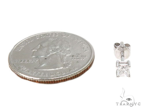 Luminara Studs Prong Diamond Earrings 39849 - Image 5