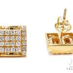 Prong Diamond Earrings 40528 - Image 4