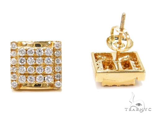 Prong Diamond Earrings 40528 - Image 4