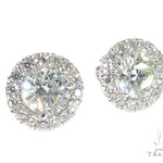 Prong Diamond Earrings 48997 - Image 2