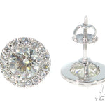 Prong Diamond Earrings 48997 - Image 4