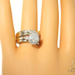 Prong Diamond Engagement Couple Ring Set 43999 - Image 10