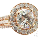 Prong Diamond Engagement Halo Ring 57040 - Image 1