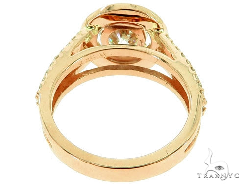 Prong Diamond Engagement Halo Ring 57040 - Image 5