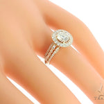 Prong Diamond Engagement Halo Ring 57040 - Image 8