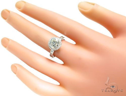 Prong Diamond Engagement Ring 41813 - Image 10