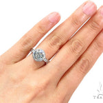 Prong Diamond Engagement Ring 41813 - Image 8