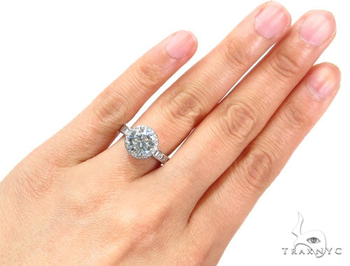 Prong Diamond Engagement Ring 41813 - Image 8