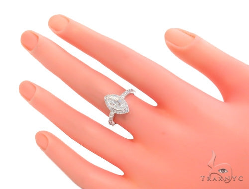 Prong Diamond Engagement Ring 43558 - Image 7