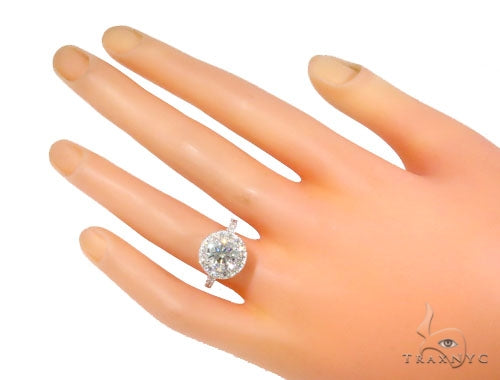 Prong Diamond Engagement Ring 45104 - Image 7