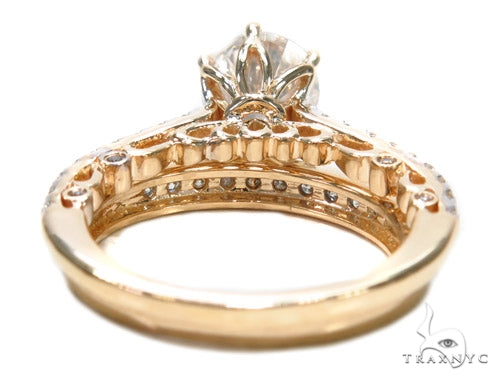 Prong Diamond Engagement Ring Set 42309 - Image 5