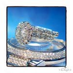 Prong Diamond Engagement Ring Set 44600 - Image 3