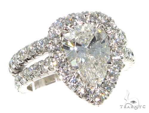 Prong Diamond Engagement Ring Set 48995 - Image 1