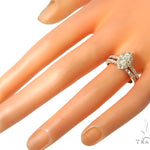 Prong Diamond Engagement Ring Set 48998 - Image 10