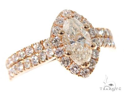 Prong Diamond Engagement Ring Set 48998 - Image 1