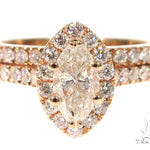 Prong Diamond Engagement Ring Set 48998 - Image 2