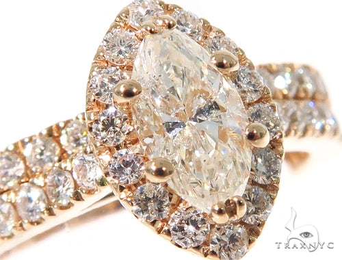 Prong Diamond Engagement Ring Set 48998 - Image 4