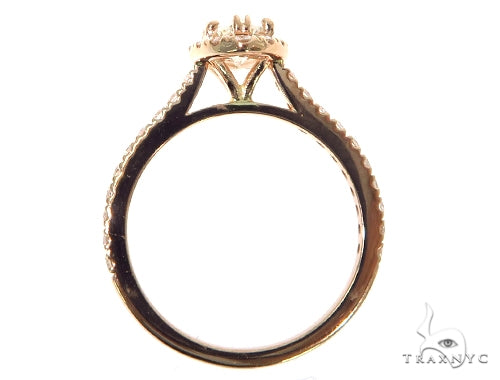 Prong Diamond Engagement Ring Set 48998 - Image 8