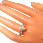 Prong Diamond Engagement Ring Set 48998 - Image 9
