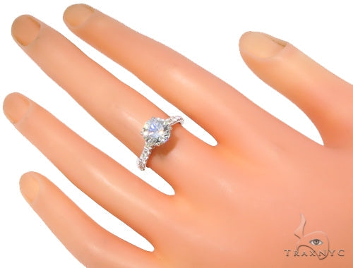 Prong Diamond Engagement Ring Set 48999 - Image 10