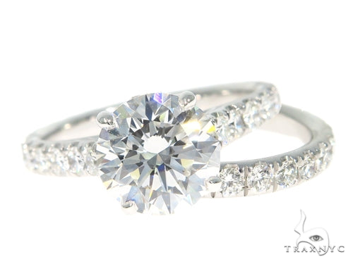 Prong Diamond Engagement Ring Set 48999 - Image 1