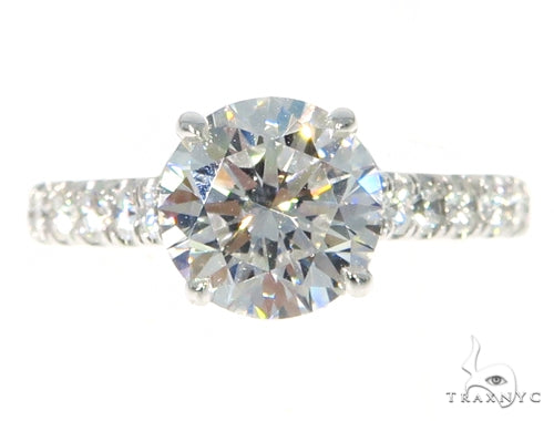 Prong Diamond Engagement Ring Set 48999 - Image 5